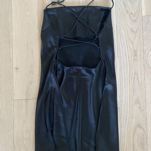 Satin Mini Dress - Picture 2 of 3